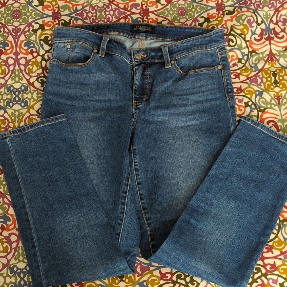 Talbots Jeans Classic Straight Leg in Blue